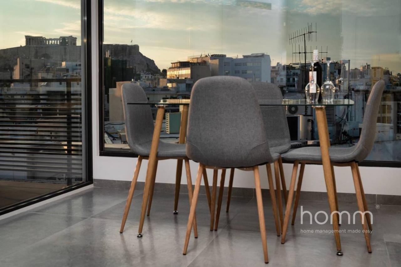 Апартаменты 59M² Homm Loft- Penthouse With Acropolis View,2Ppl Афины Экстерьер фото
