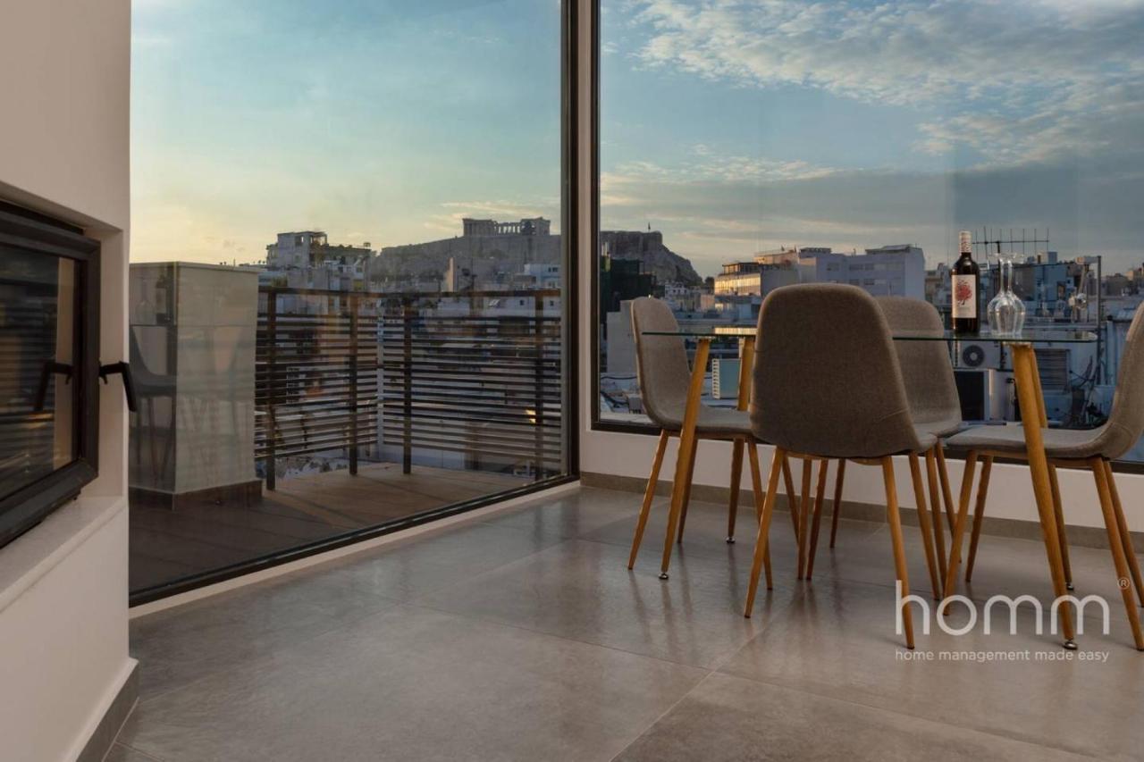 Апартаменты 59M² Homm Loft- Penthouse With Acropolis View,2Ppl Афины Экстерьер фото