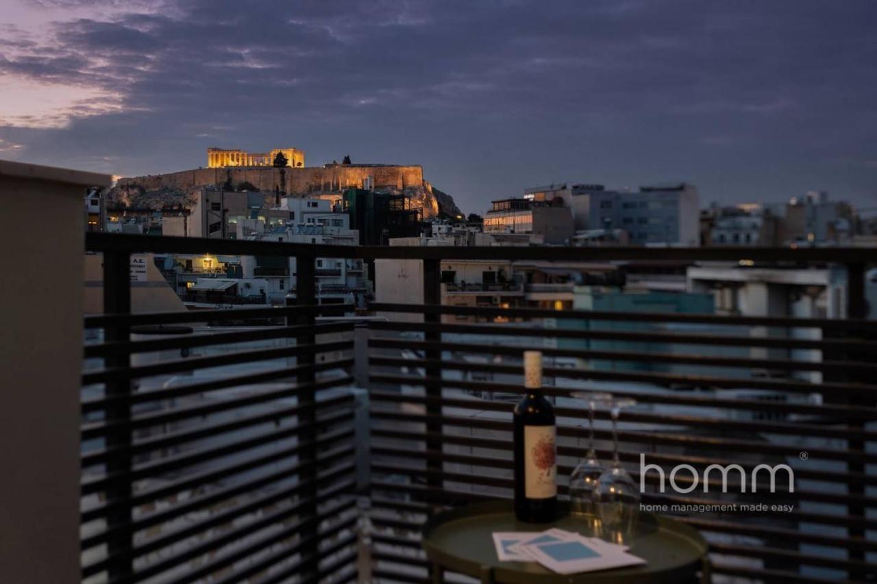 Апартаменты 59M² Homm Loft- Penthouse With Acropolis View,2Ppl Афины Экстерьер фото
