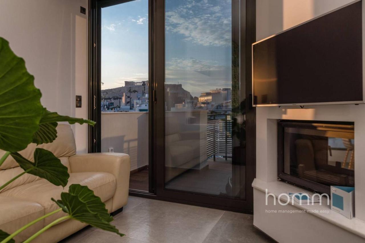Апартаменты 59M² Homm Loft- Penthouse With Acropolis View,2Ppl Афины Экстерьер фото